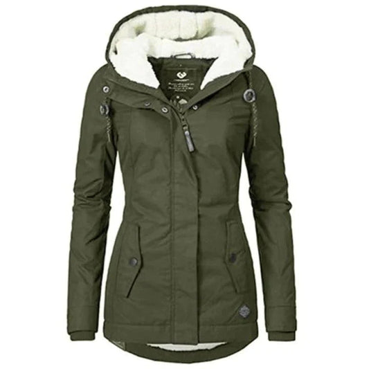 Selma Women's Winter Coat | Varm vinterfrakke til kvinder | Stilfuld og funktionel jakke til de kolde måneder | Komfortabel pasform