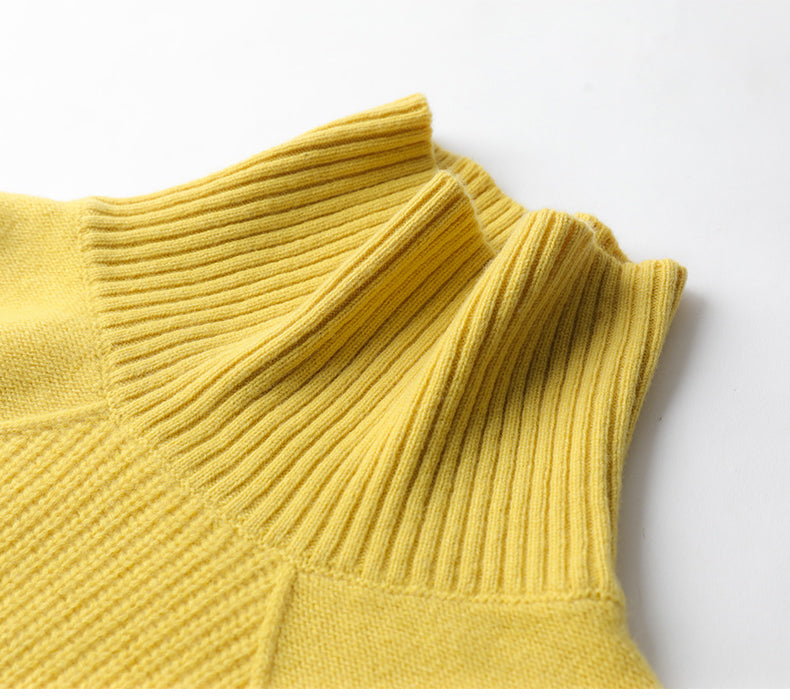 Adelle Cashmere rullekrave | Stilfuld varm sweater til damer | Luksus sweater