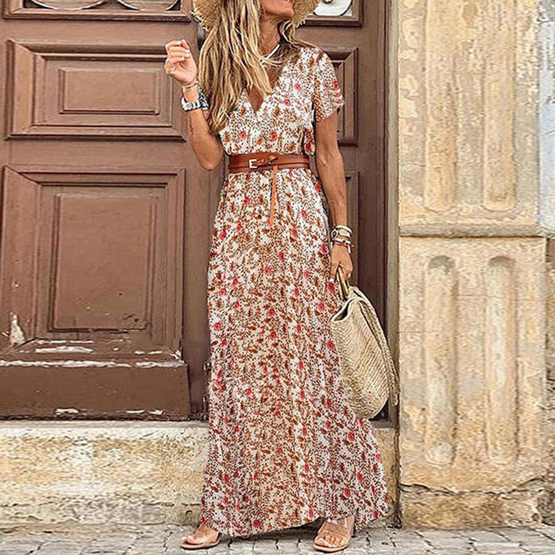 Sofie stilfuld og elegant boho-kjole | Boho-kjole til kvinder | Perfekt til sommer- og festivallooks | Flydende pasform for et feminint look